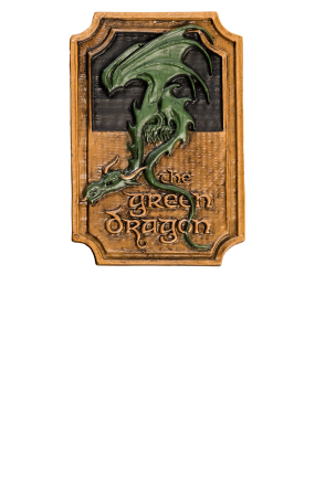 THE GREEN DRAGON SIGN - MAGNET