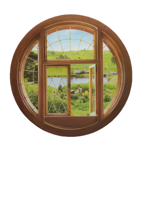 HOBBIT WINDOW WALL DECAL