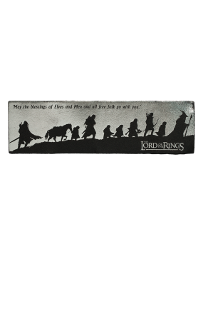 LEATHER BOOKMARK: FELLOWSHIP SILHOUETTE