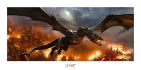 SMAUG OVER LAKE-TOWN