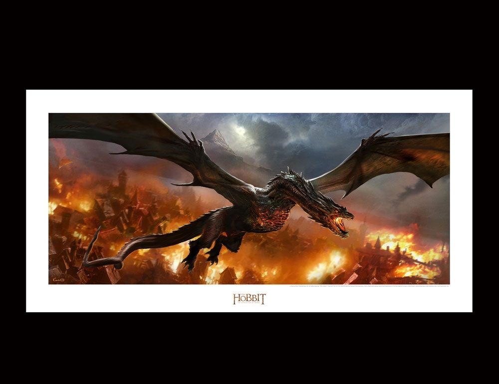 Smaug, the Dragon in the Hobbit