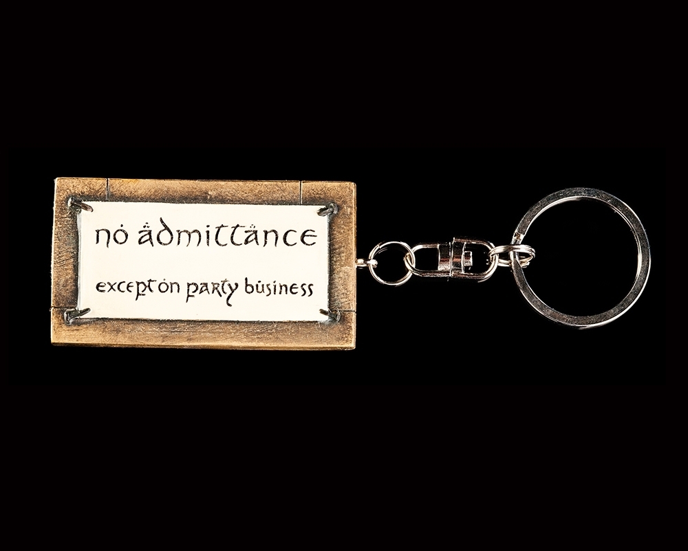 NO ADMITTANCE - KEYRING