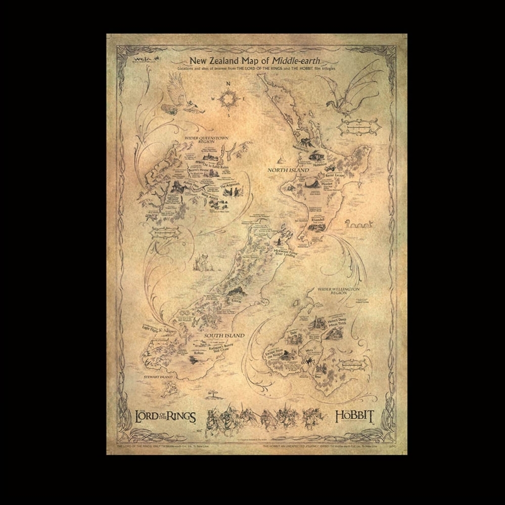 middle earth map lord of the rings