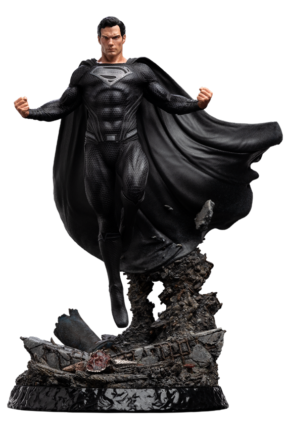 Black superman sale action figure