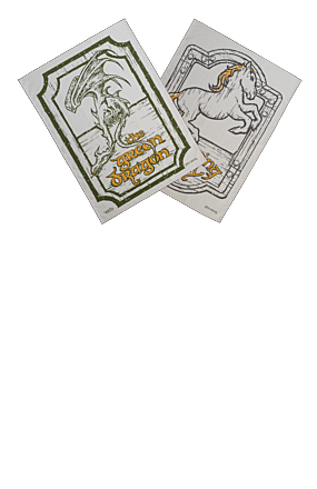 THE GREEN DRAGON™ & THE PRANCING PONY™ TEA TOWEL SET