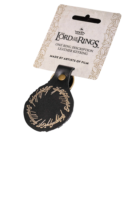 LEATHER KEYRING THE ONE RING